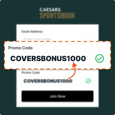 Caesars Sportsbook Promo Code COVERSBONUS1000: $1,000 .
